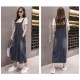 Summer Jean Dress Women Suspenders Denim Dresses