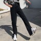 Flare Jeans Women Denim Pants High Waisted Slit Leg Vintage Streetwear