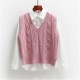 Vest Women Solid Short Loose Trendy Style Sleeveless