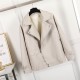 Fashion Oversized Coat Faux Leather Jacket