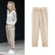 Linen Cotton Candy Color Casual Harem Pant